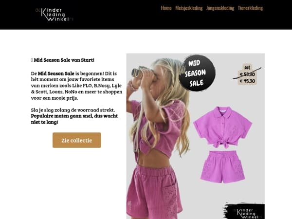 🎉 Mid Season Sale van start – ontdek de leukste deals!