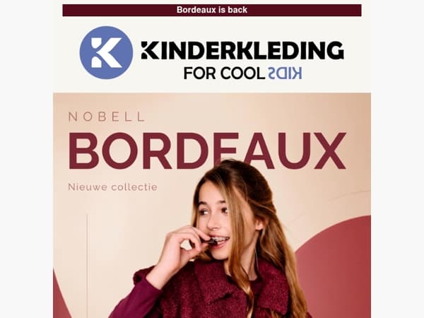 Nieuw van Nobell: bordeaux in de hoofdrol ❤️