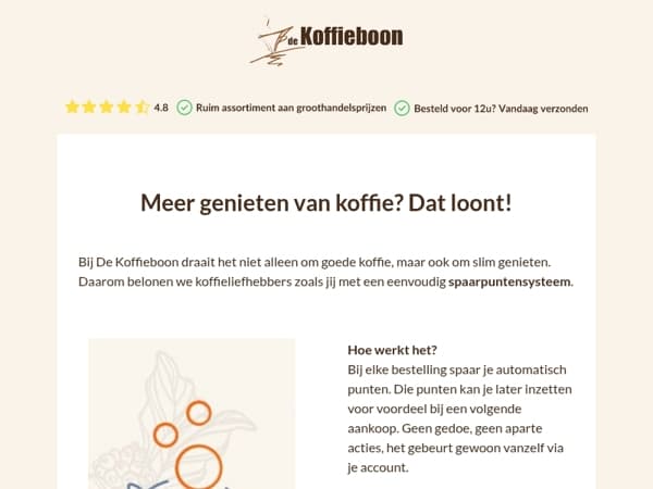 Speciaal voor koffieliefhebbers zoals jij...