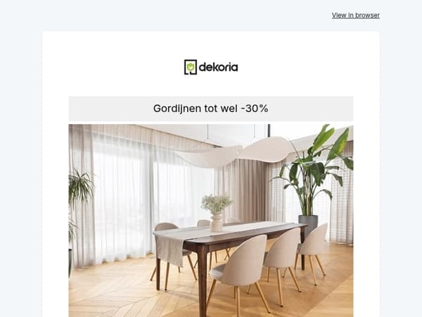 ✨ Gordijnen tot wel -30%