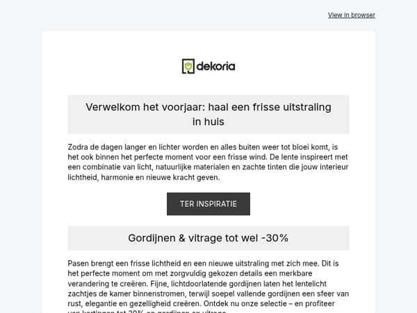 🌷 Verwelkom het voorjaar: haal een frisse uitstraling in huis
