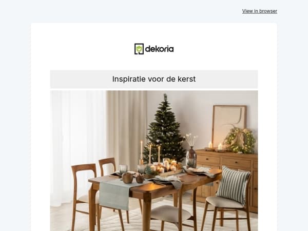 Decoratie-advies voor de kersttijd