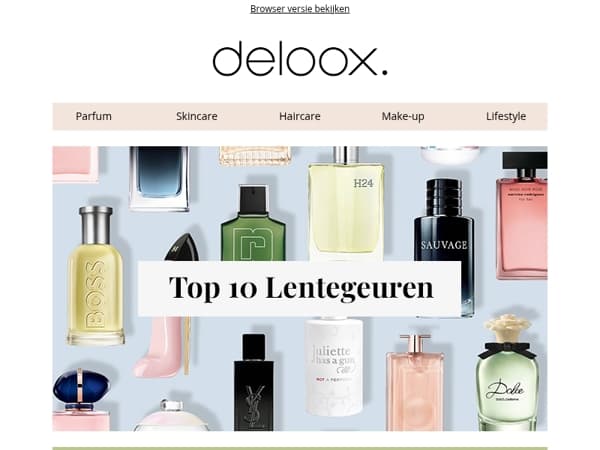 Top 10 beste geuren voor deze lente 🌸