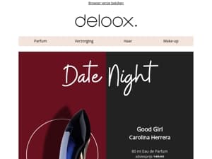 Date night essentials 💄👠 bespaar tot 55%*