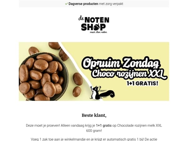 OPRUIM ZONDAG ⏰