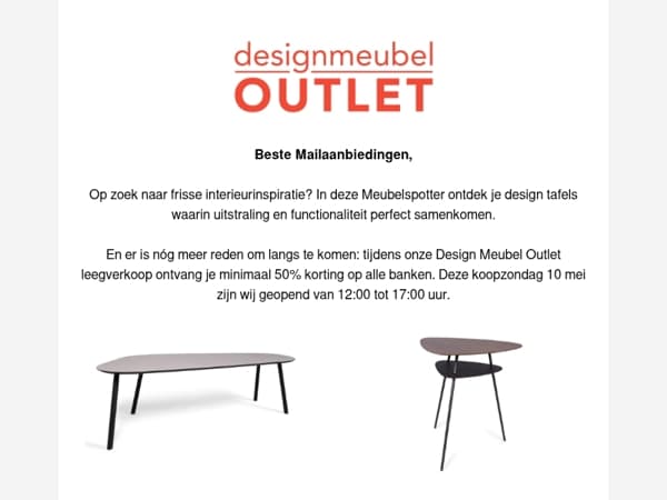 Tafels uitgezocht door jouw persoonlijke meubelspotter