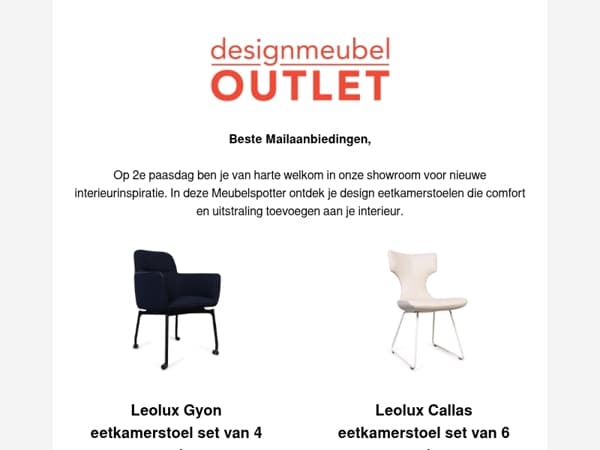 Eetkamerstoelen uitgezocht door jouw persoonlijke meubelspotter