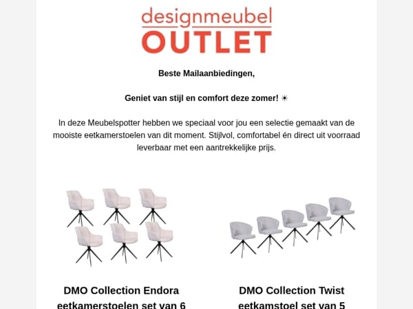 Eetkamerstoelen uitgezocht door jouw persoonlijke meubelspotter