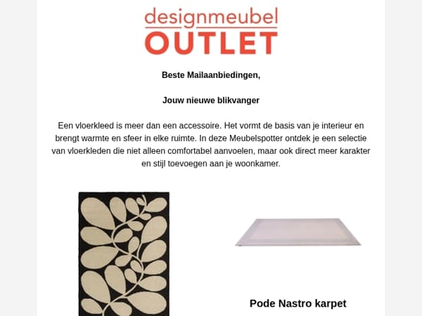 Vloerkleden uitgezocht door jouw persoonlijke meubelspotter