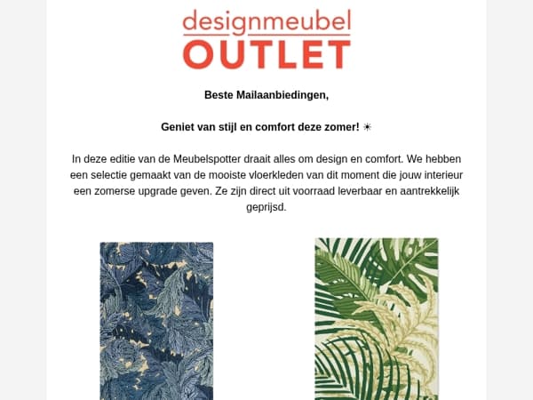 Vloerkleden uitgezocht door jouw persoonlijke meubelspotter