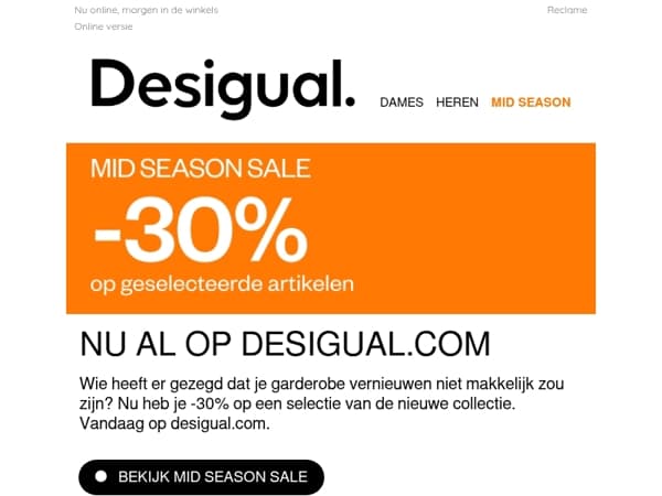 NU BESCHIKBAAR: -30%
