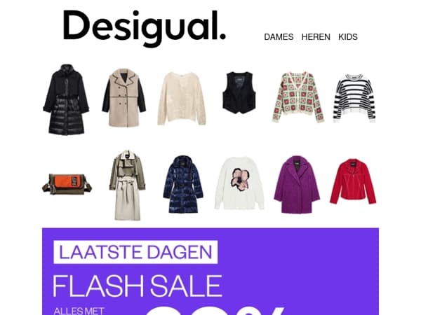 Alles met -60%, je hebt nog tijd!