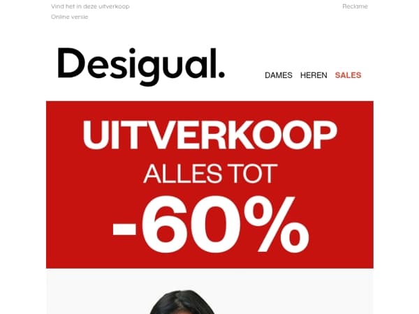Je Desigual-look met tot -60% korting