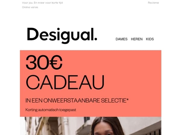 Je 30€ zijn er nog