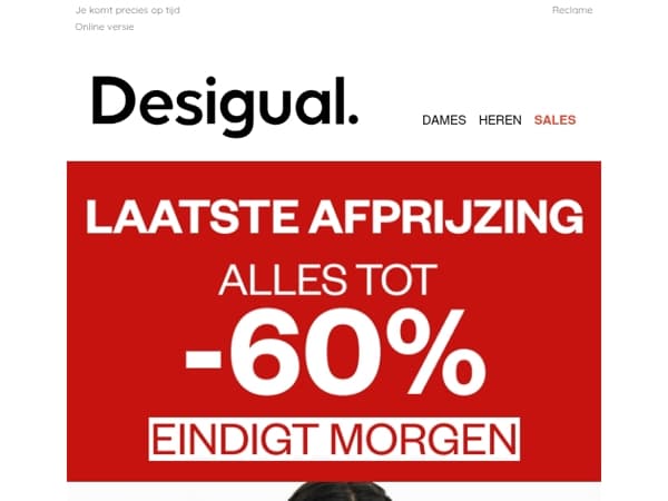 Tot -60% | Eindigt morgen