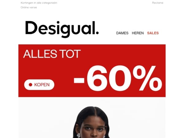 Laatste weekend tot -60%