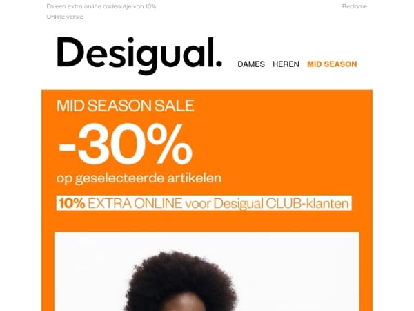 -30%: wees er op tijd bij, het is lente