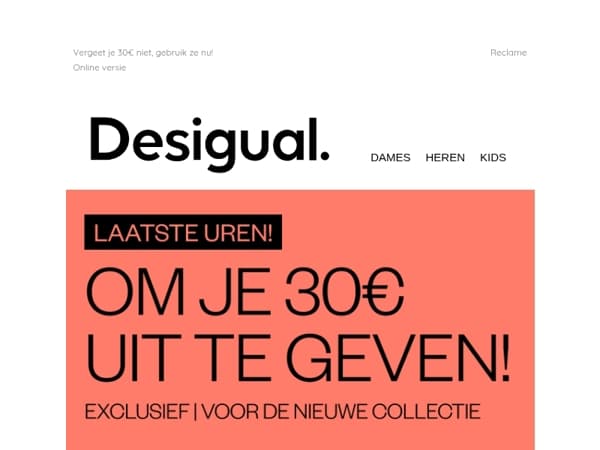 Laatste oproep... Nu of nooit!