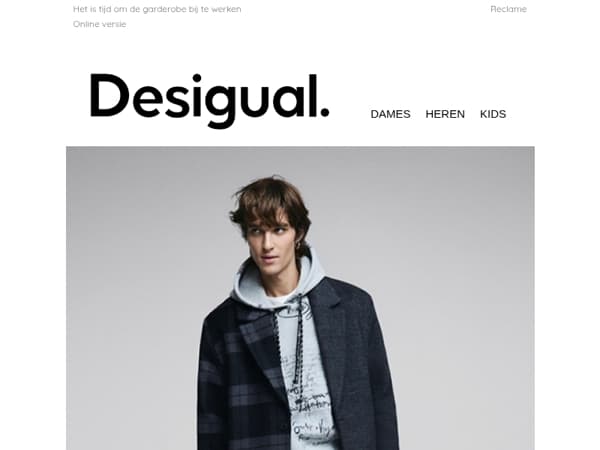 Nieuwigheden voor heren