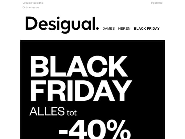 ALLES tot -40% | NU op de website