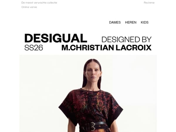 NIEUW Mr Christian Lacroix x Desigual