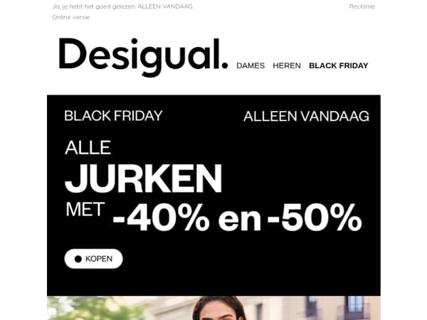 Alle JURKEN met -40% en -50%