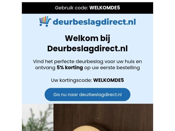 Welkom bij Deurbeslagdirect📮