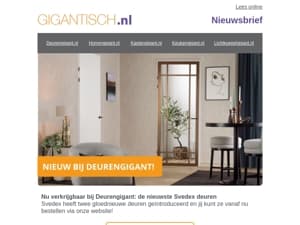 De nieuwste Svedex deuren