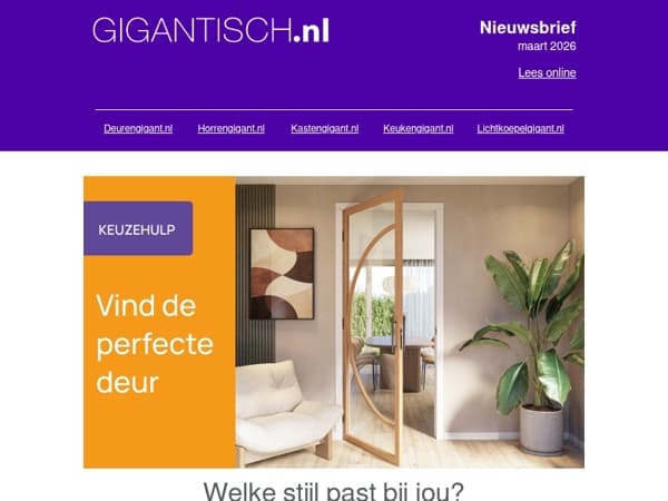 Doe onze stijltest! 🚪