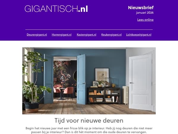 Tijd voor nieuwe deuren? 🚪