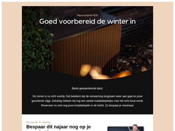 Nieuwsbrief #35: Dit najaar nog besparen