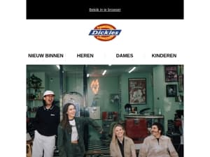 Aangekomen: authentieke werkkleding. Moderne ontwerpen.