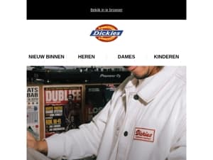 Werkkleding die gemaakt is voor de straat