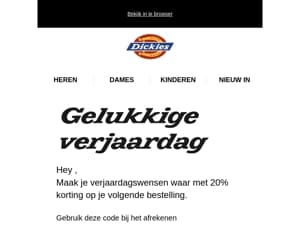 Gelukkige verjaardag! Pak je cadeau van ons maar uit