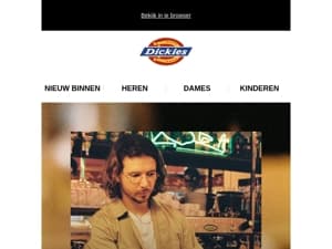 Dickies twill: overal gedragen, nooit versleten