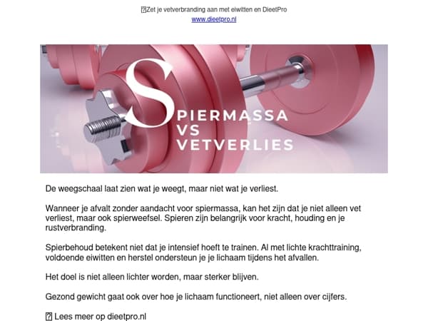 Waarom spierbehoud essentieel is bij gezond afvallen