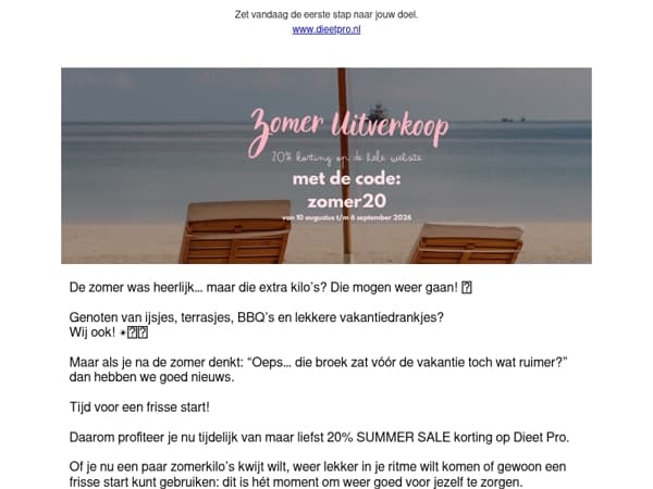 20% Summer Sale