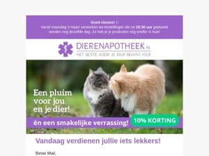 👏 Jij bent geweldig! Daarom krijg je 10% korting op alle snacks! 🎉