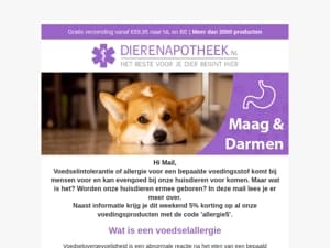 Heeft jouw huisdier een voedselallergie? 🐶🐱