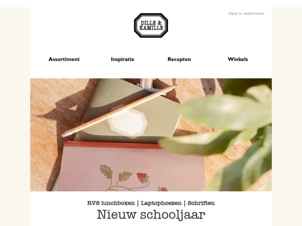 Een goed begin van het nieuwe schooljaar
