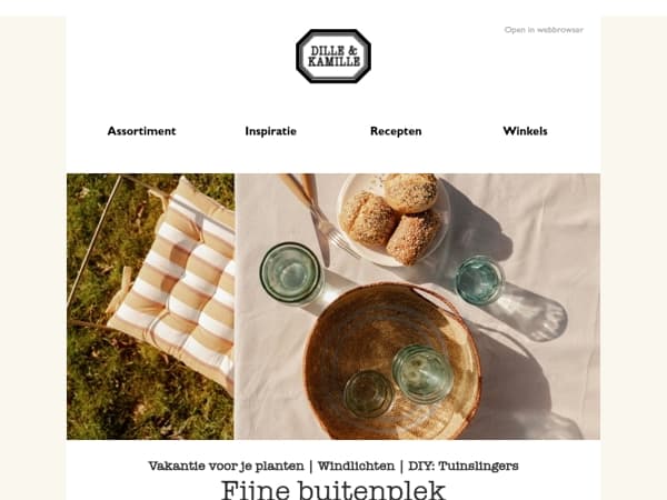 Fijne buitenplek
