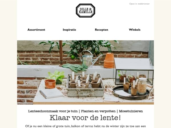 Klaar voor de lente!