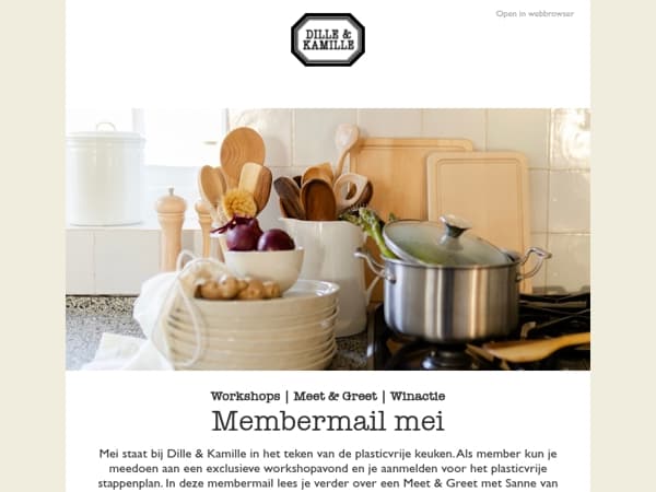 Winactie en workshops: mei voor members