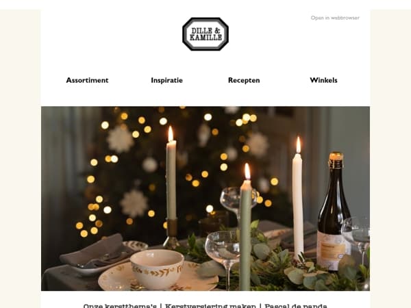 Kerst bij Dille