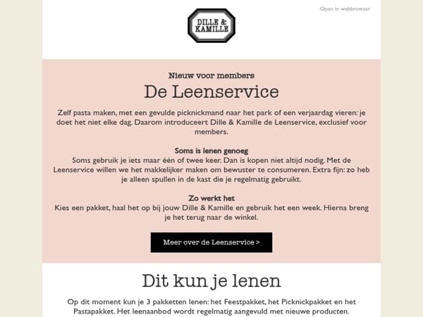 Nieuw: de Leenservice