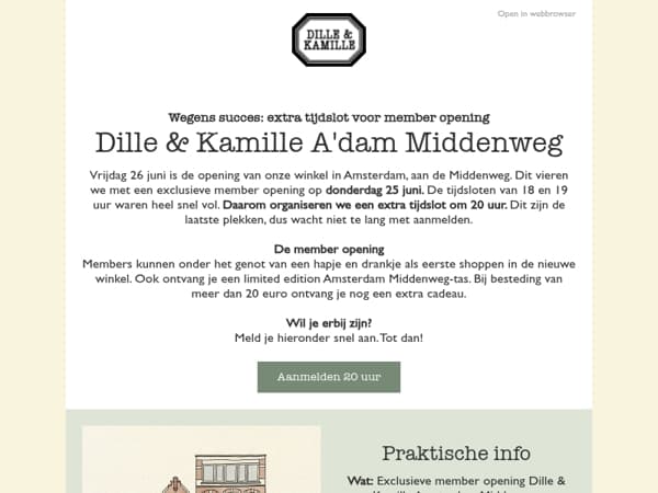 Wegens succes: extra tijdslot voor member opening winkel A'dam Middenweg