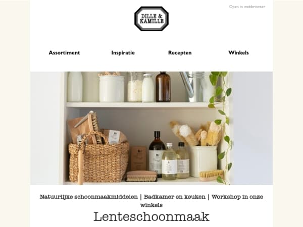 Lenteschoonmaak
