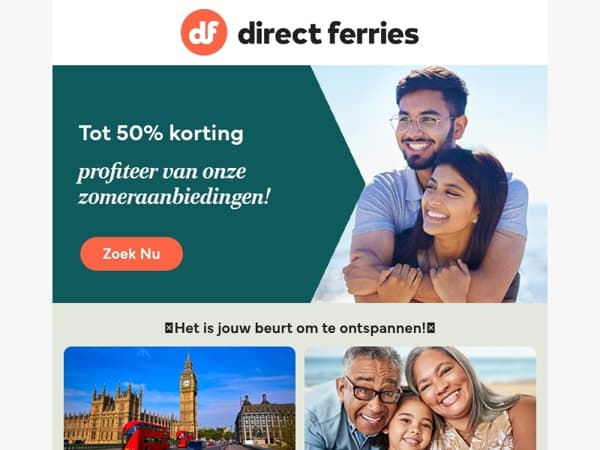 Tot 50% korting: profiteer van onze zomeraanbiedingen!