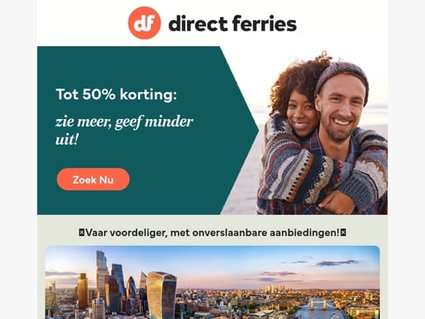 Tot 50% korting: zie meer, geef minder uit!