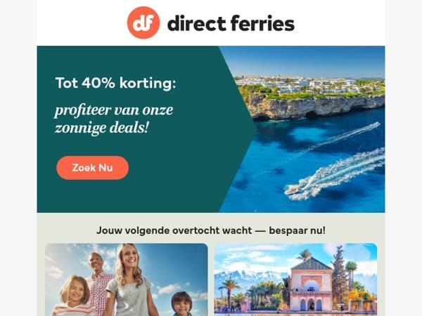 Tot 40% korting: profiteer van onze zonnige deals!